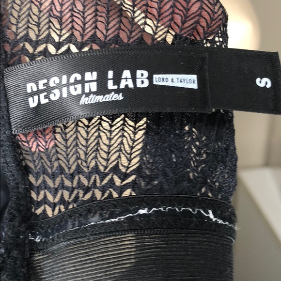 Design lab intimates black bandeau  sz small NWT - Picture 7 of 8